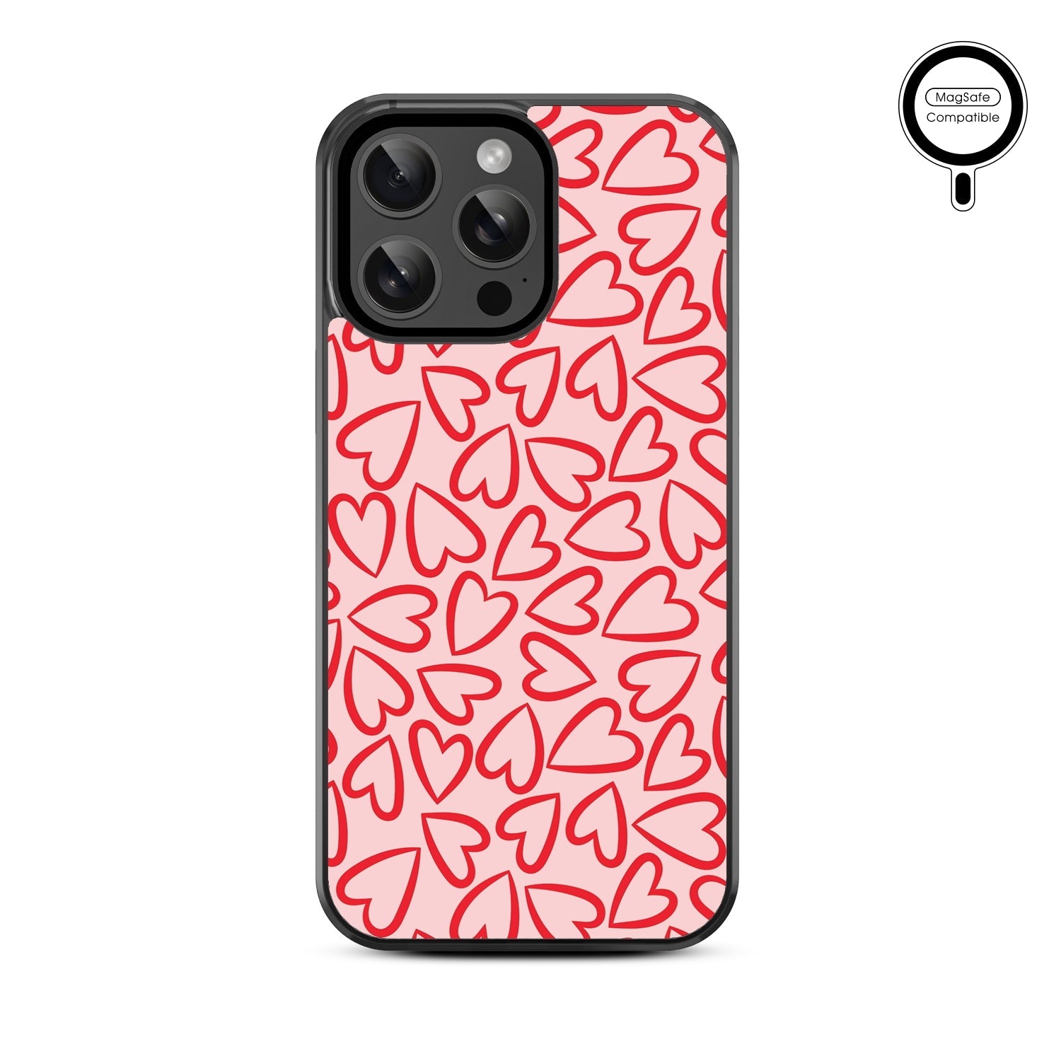 MyBat Design Lab Series MagSafe Case for Apple iPhone 14 Pro Max (6.7) - Endless Hearts