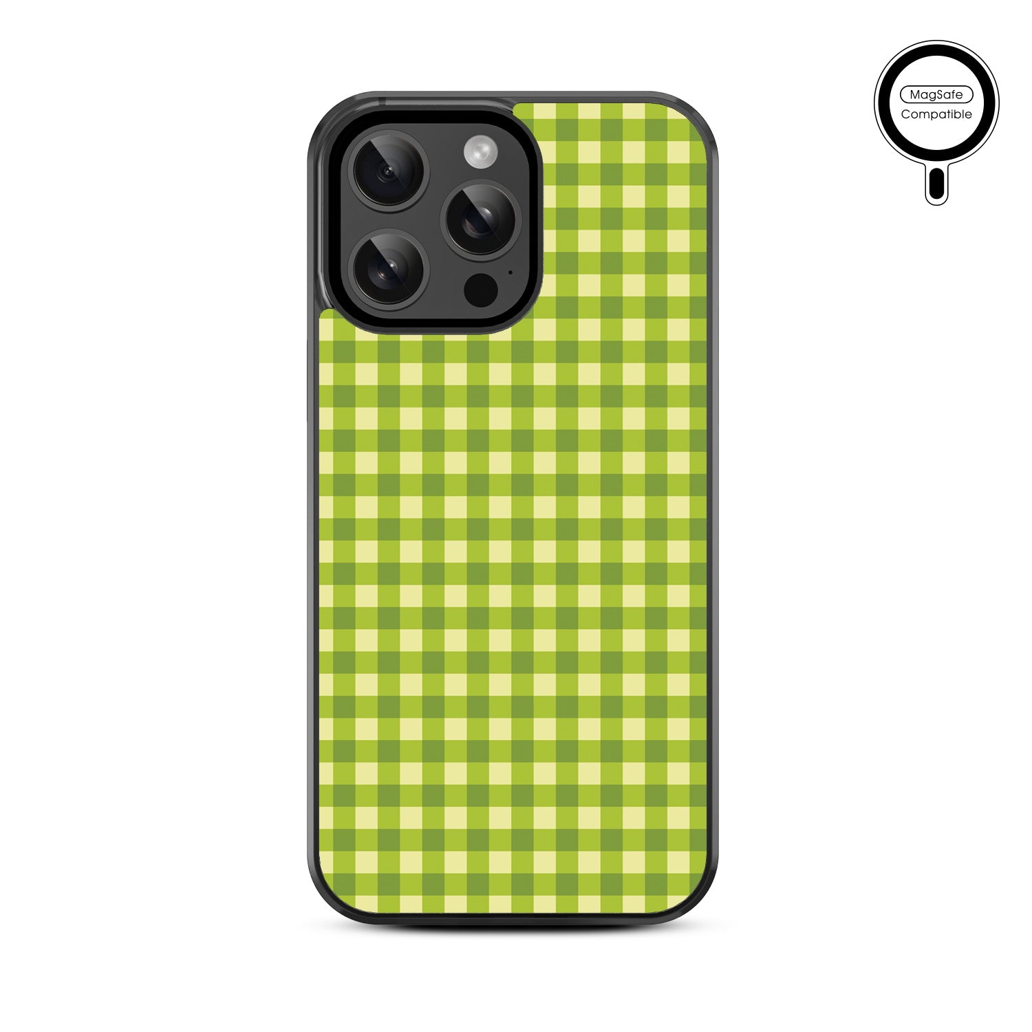 MyBat Design Lab Series MagSafe Case for Apple iPhone 14 Pro Max - Green Gingham