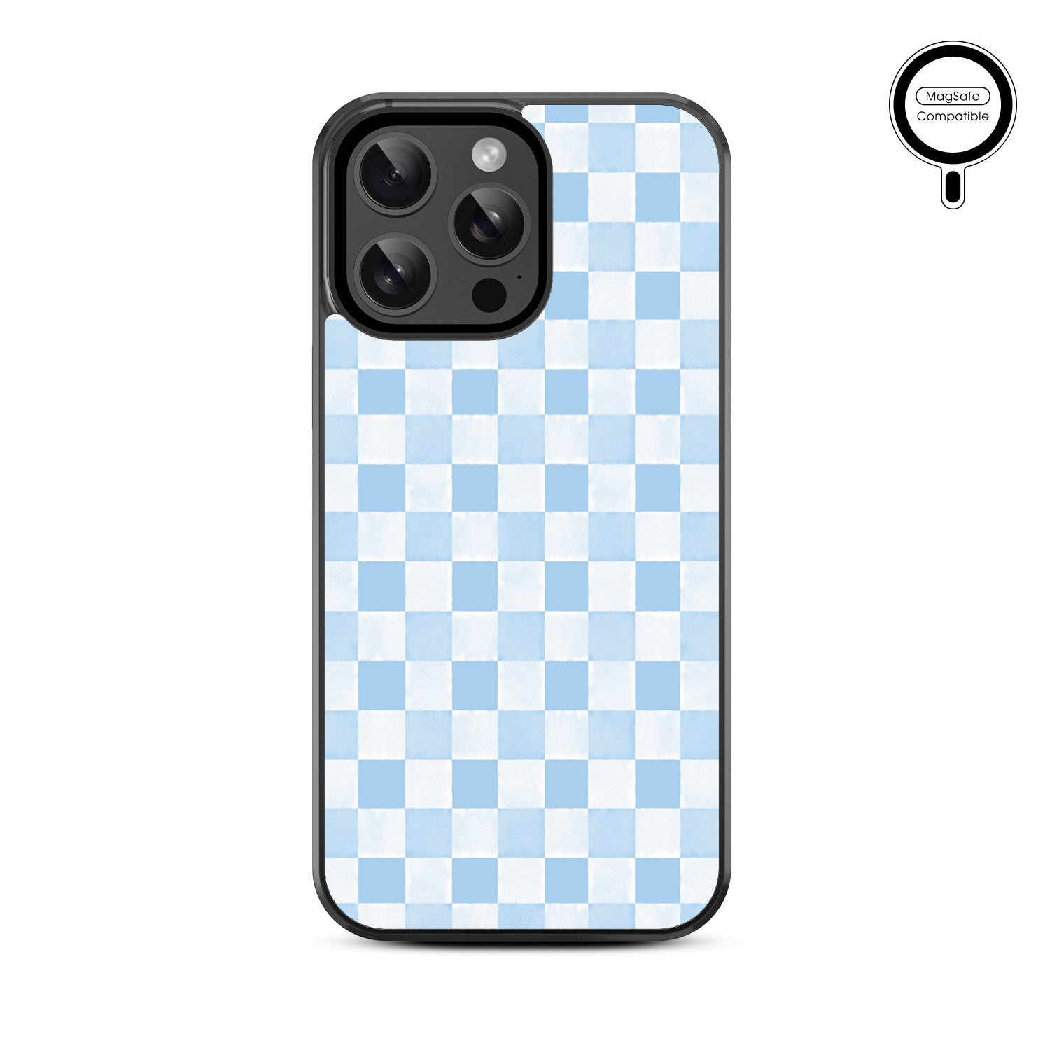 MyBat Design Lab Series MagSafe Case for Apple iPhone 14 Pro Max - Sky Blue Check