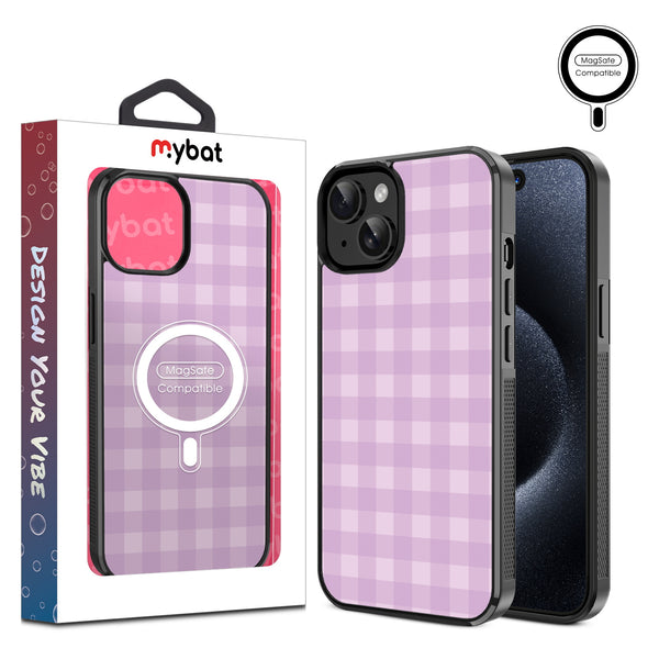 MyBat Design Lab Series MagSafe Case for Apple iPhone 14 Pro Max - Purple Plaid - MIP14PMCSLESMSM483-1.jpg