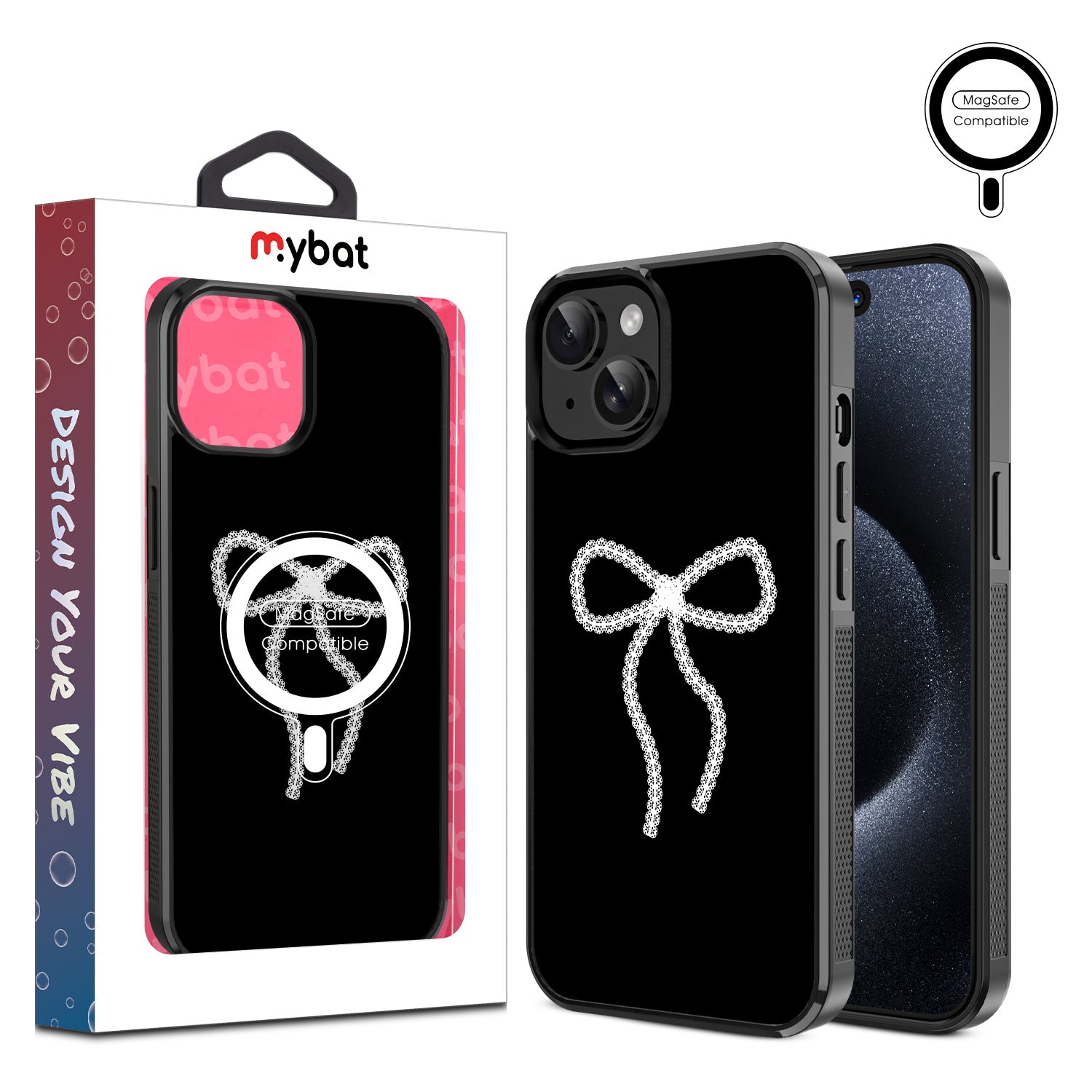 MyBat Design Lab Series MagSafe Case for Apple iPhone 14 Pro Max - Classic Coquette