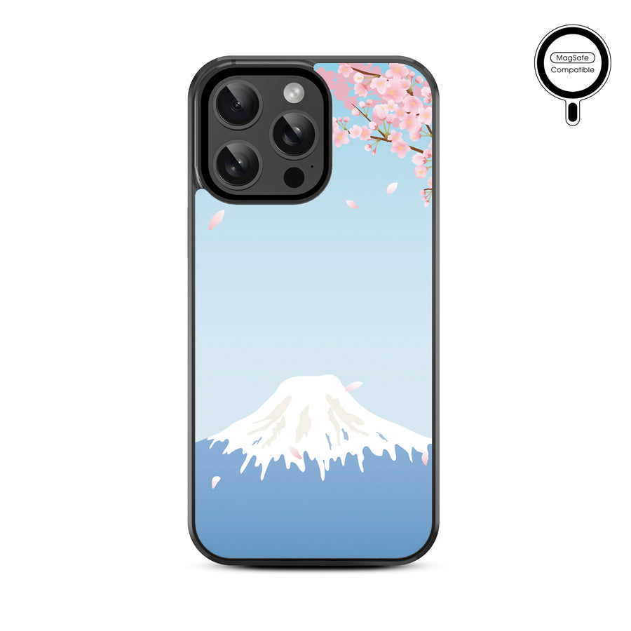 MyBat Design Lab Series MagSafe Case for Apple iPhone 14 Pro Max - Fuji Blossoms - MIP14PMCSLESMSM492-3.jpg