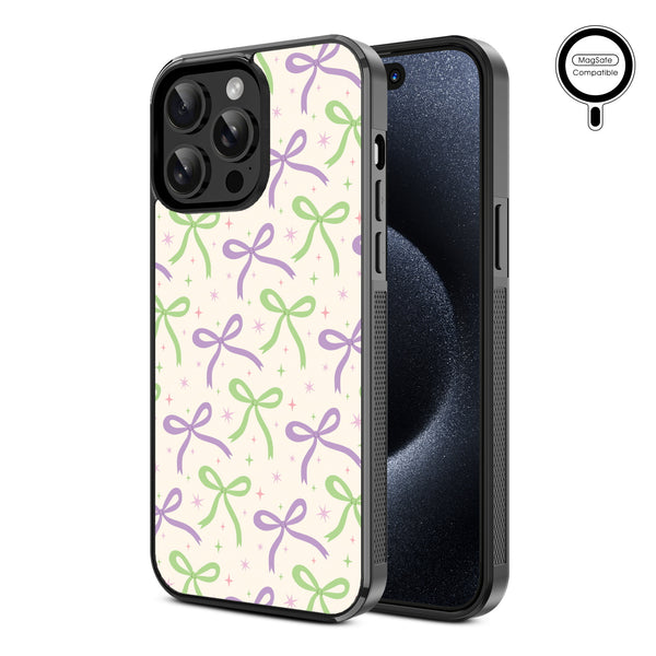 MyBat Design Lab Series MagSafe Case for Apple iPhone 14 Pro Max - Blooming Bows - MIP14PMCSLESMSM493-2.jpg