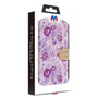 MyBat MyJacket Wallet Diamond Series for Apple iPhone 14 Pro Max - Fresh Purple Flowers - MIP14PMPCMJD103-6.jpg