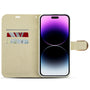 MyBat MyJacket Wallet Diamond Series for Apple iPhone 14 Pro - Fresh Purple Flowers - MIP14PPCMJD103-3.jpg