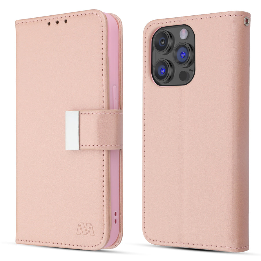 MyBat MyJacket Wallet Xtra Series for Apple iPhone 14 Pro - Rose Gold - MIP14PPCMJG035-6.jpg