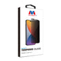 MyBat Privacy Tempered Glass Screen Protector (2.5D) for Apple iPhone 14 Pro - Clear