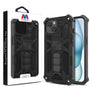 MyBat Sturdy Hybrid Protector Cover (with Stand) for Apple iPhone 15 - Black / Black