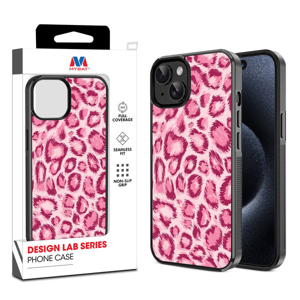 MyBat Design Lab Series Case for Apple iPhone 15 (6.1) - Pink Leopard Print - MIP15CSLESM007-1.jpg