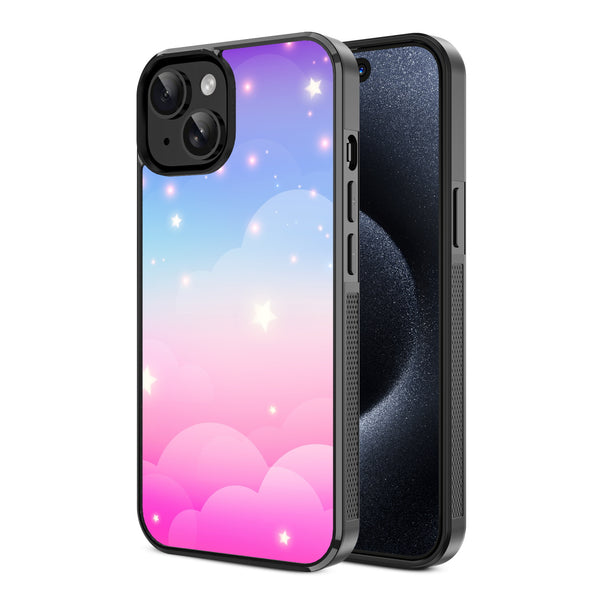 MyBat Design Lab Series Case for Apple iPhone 15 (6.1) - Clouds & Stars - MIP15CSLESM110-2.jpg