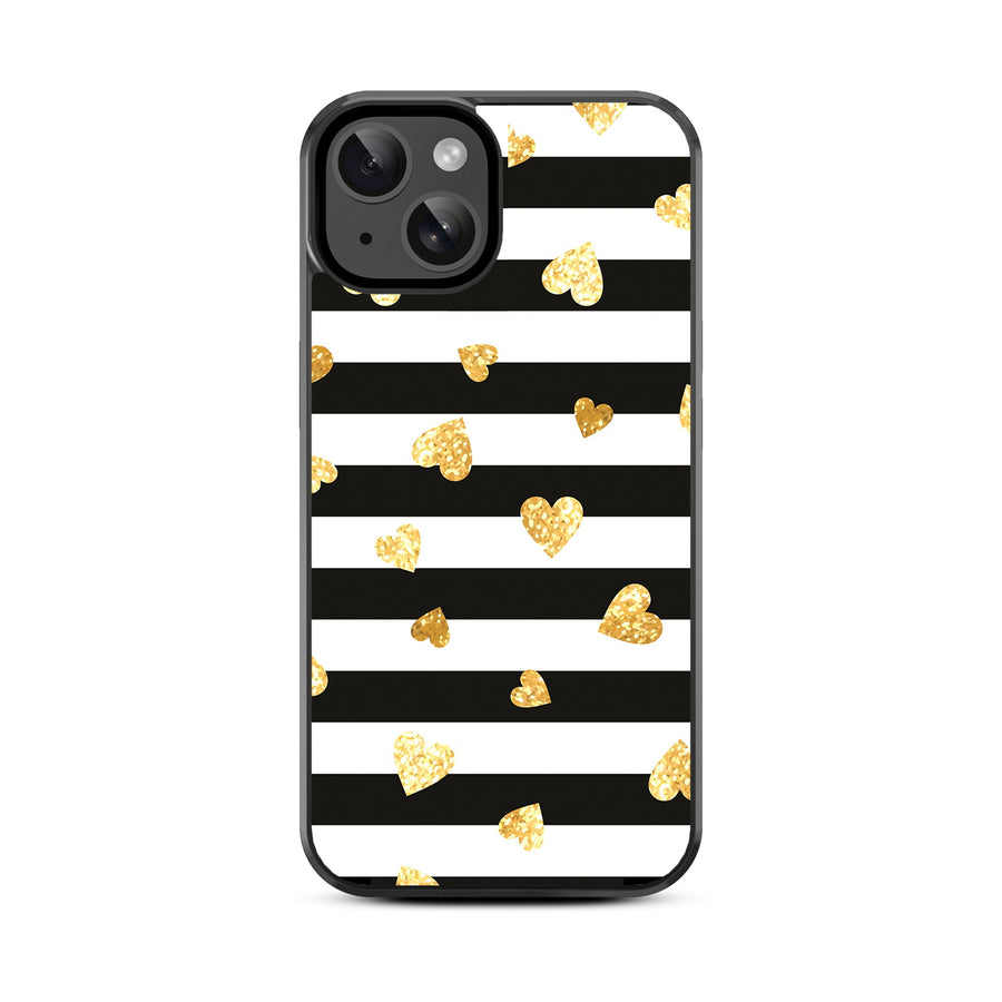 MyBat Design Lab Series Case for Apple iPhone 15 (6.1) - Heart of Gold - MIP15CSLESM166-3.jpg