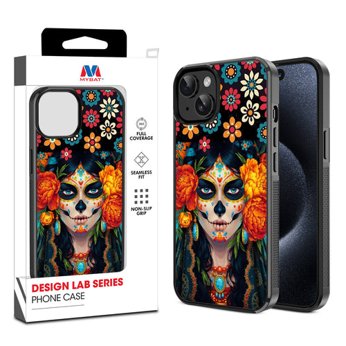 MyBat Design Lab Series Case for Apple iPhone 15 (6.1) - Dia De Los Muertos - MIP15CSLESM167-1.jpg