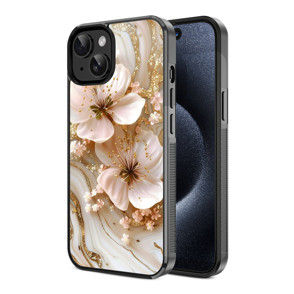 MyBat Design Lab Series Case for Apple iPhone 15 (6.1) - Golden Petal Glow - MIP15CSLESM186-2.jpg
