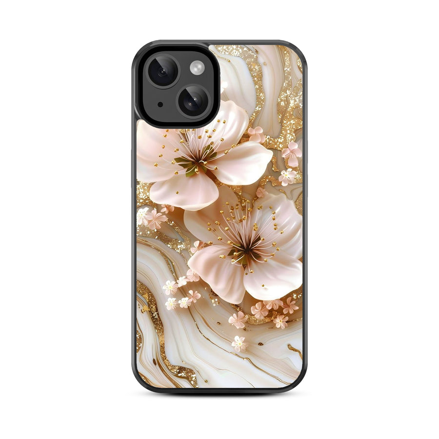 MyBat Design Lab Series Case for Apple iPhone 15 (6.1) - Golden Petal Glow - MIP15CSLESM186-3.jpg