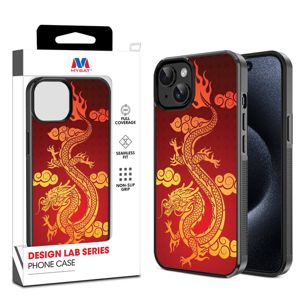 MyBat Design Lab Series Case for Apple iPhone 15 (6.1) - Golden Dragon - MIP15CSLESM213-1.jpg