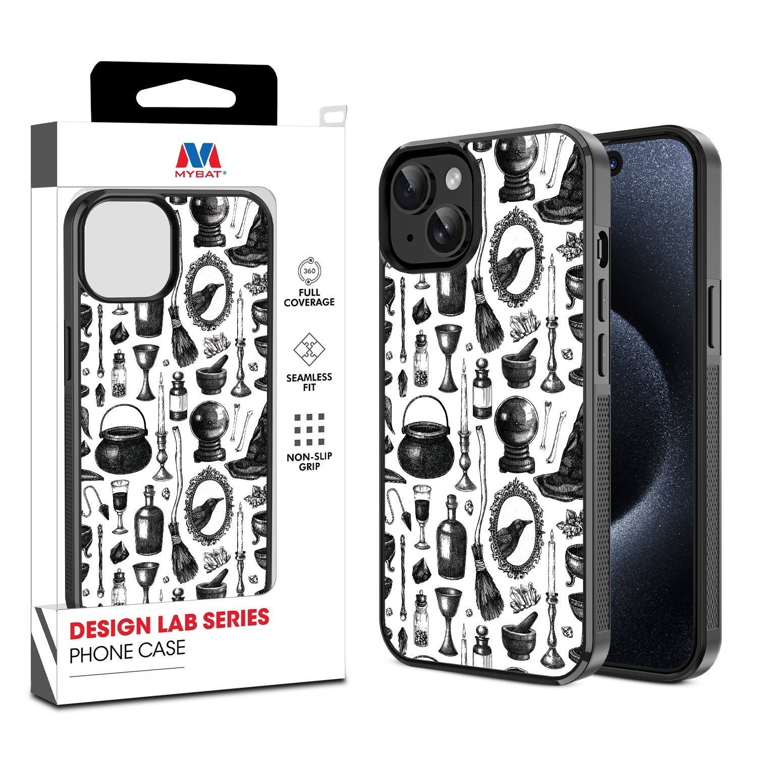MyBat Design Lab Series Case for Apple iPhone 15 (6.1) - Mystic Elixirs