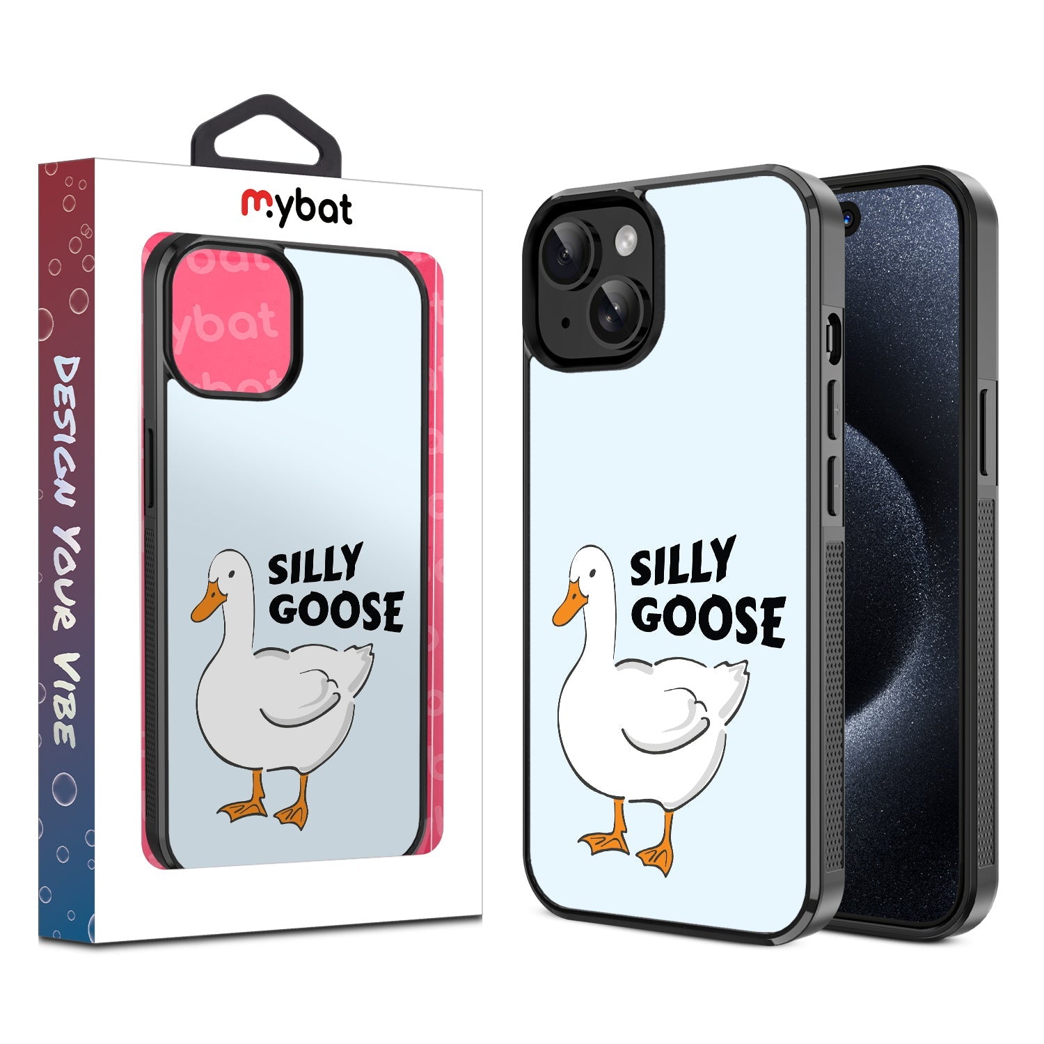 MyBat Design Lab Series Case for Apple iPhone 15 (6.1) - Silly Goose