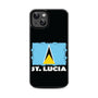 MyBat Design Lab Series Case for Apple iPhone 15 (6.1) - St. Lucia Flag
