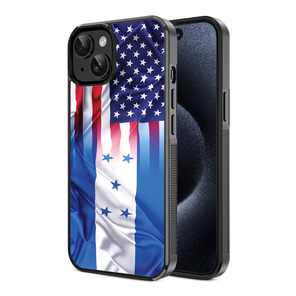 MyBat Design Lab Series Case for Apple iPhone 15 (6.1) - Honduras-USA Flag - MIP15CSLESM263-2.jpg