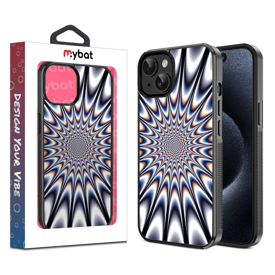 MyBat Design Lab Series Case for Apple iPhone 15 (6.1) - Hypnotic Burst