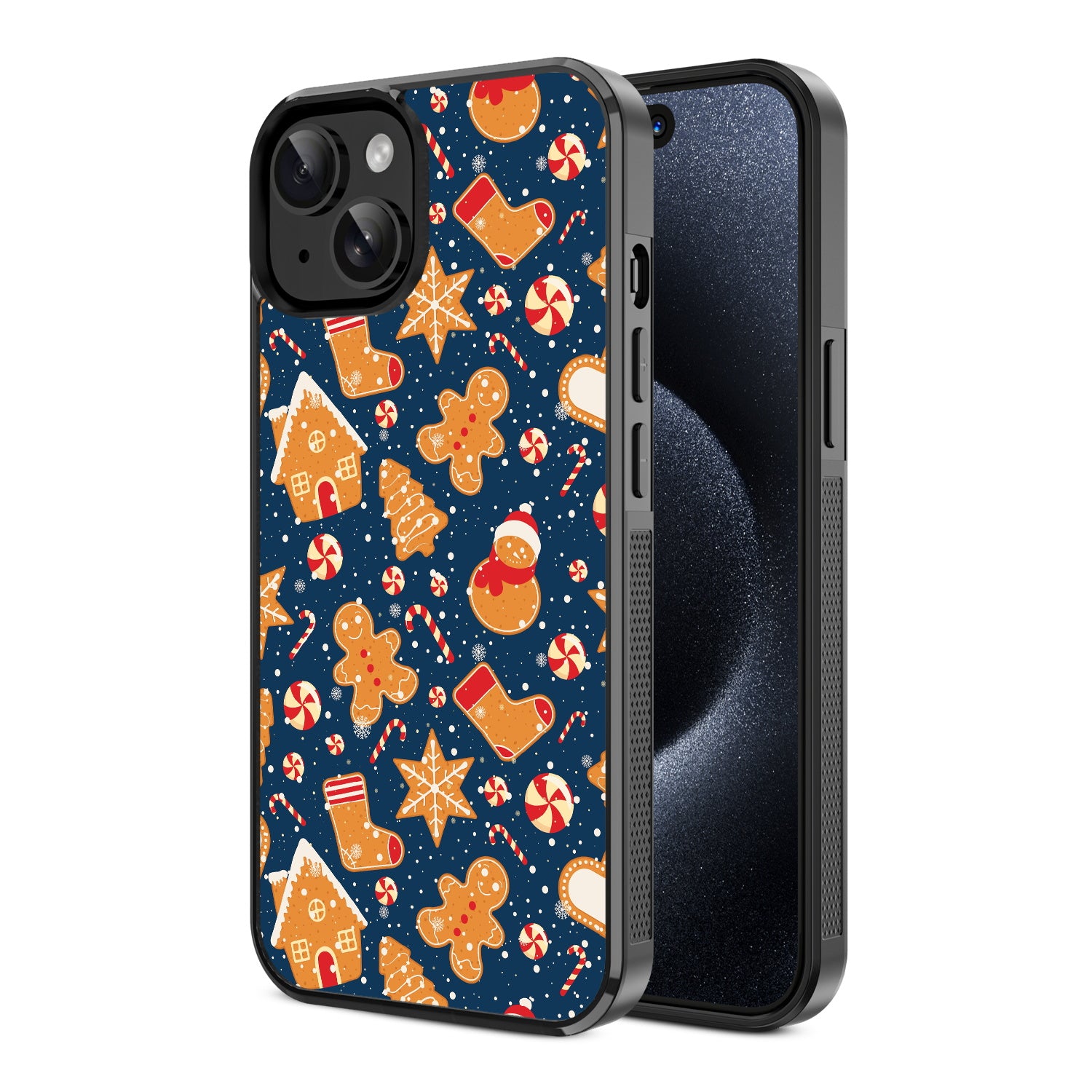MyBat Design Lab Series Case for Apple iPhone 15 (6.1) - Gingerbread Cookies - MIP15CSLESM273-2.jpg