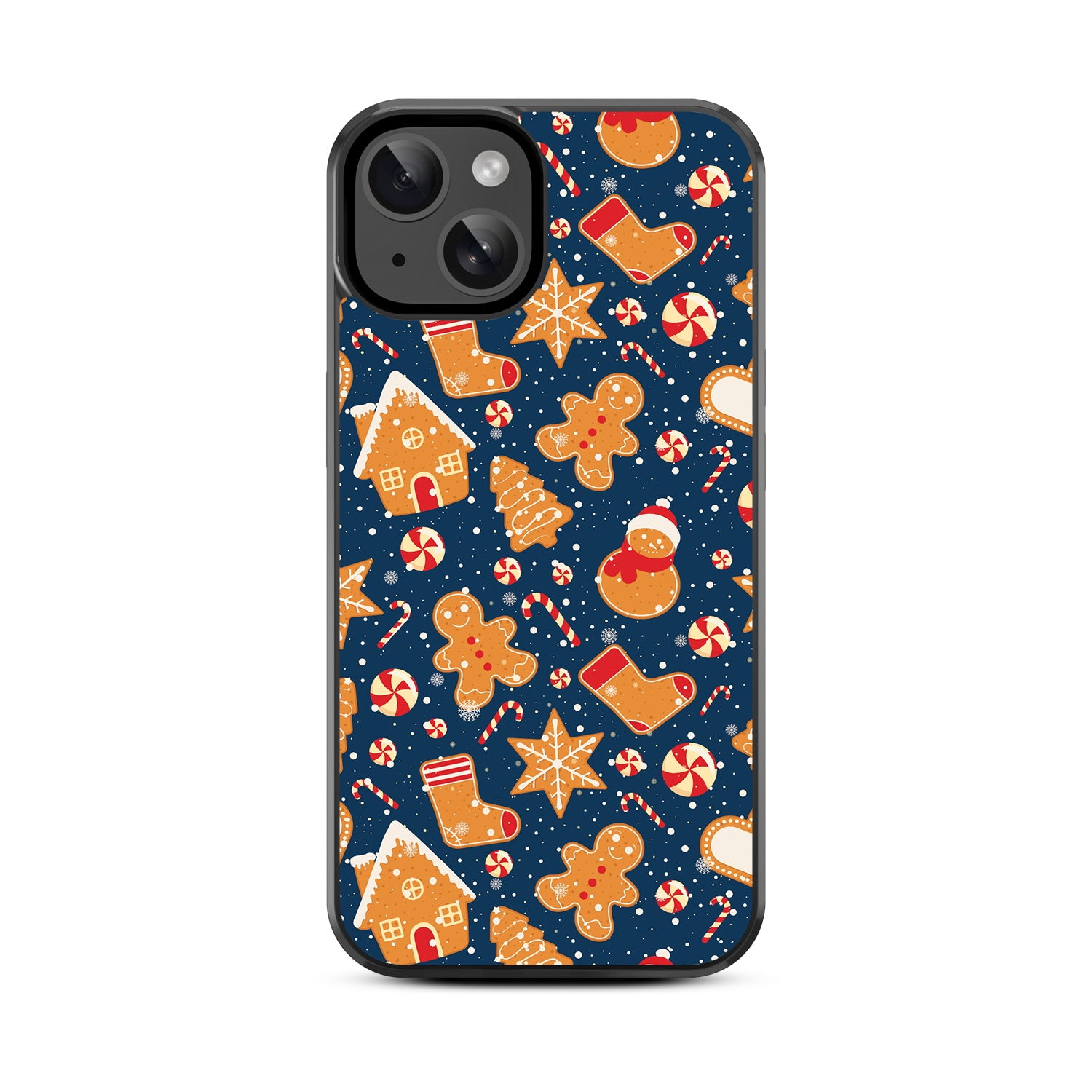 MyBat Design Lab Series Case for Apple iPhone 15 (6.1) - Gingerbread Cookies - MIP15CSLESM273-3.jpg
