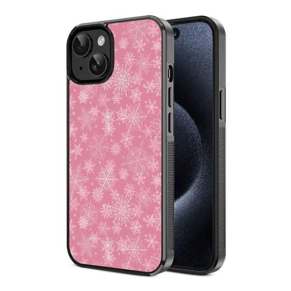 MyBat Design Lab Series Case for Apple iPhone 15 (6.1) - Pink Snowflakes - MIP15CSLESM282-2.jpg