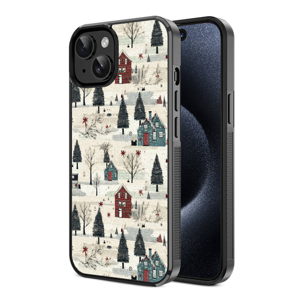 MyBat Design Lab Series Case for Apple iPhone 15 (6.1) - Charming Cottages - MIP15CSLESM294-2.jpg