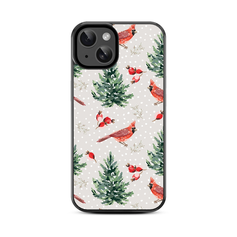 MyBat Design Lab Series Case for Apple iPhone 15 (6.1) - Winter Cardinals - MIP15CSLESM298-3.jpg