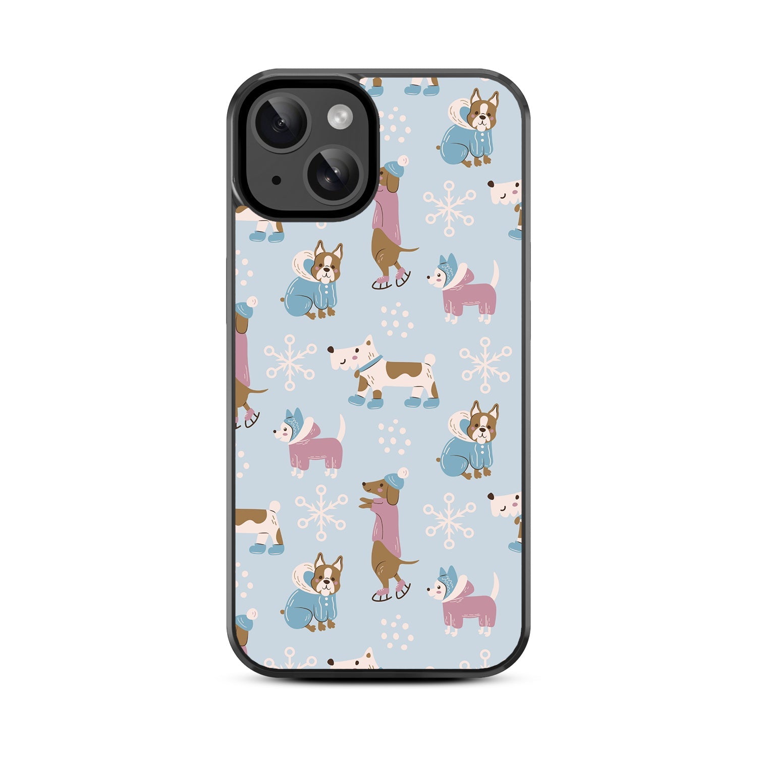 MyBat Design Lab Series Case for Apple iPhone 15 (6.1) - Puppy Snow Play