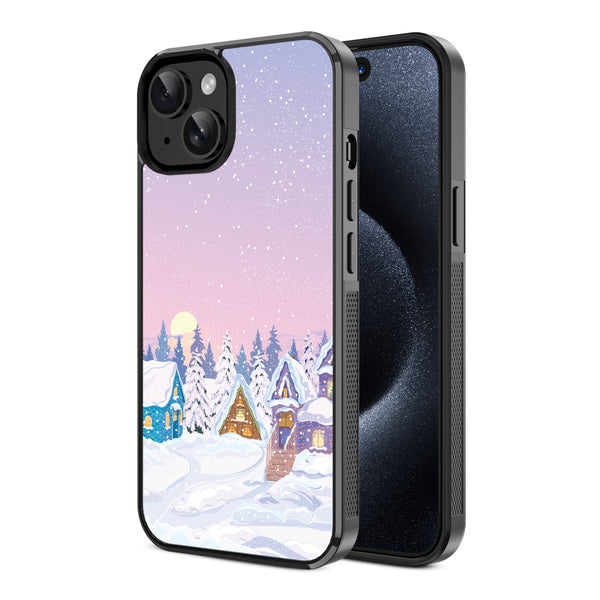 MyBat Design Lab Series Case for Apple iPhone 15 (6.1) - Snow Globe Village - MIP15CSLESM304-2.jpg