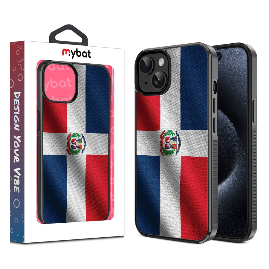 MyBat Design Lab Series Case for Apple iPhone 15 (6.1) - Dominican Republic Flag