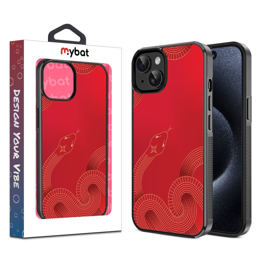 MyBat Design Lab Series Case for Apple iPhone 15 (6.1) - Slithering into a New Year - MIP15CSLESM316-1.jpg