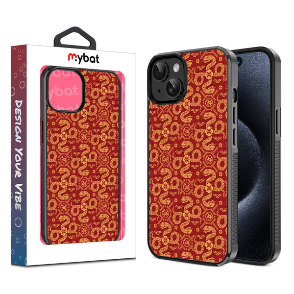 MyBat Design Lab Series Case for Apple iPhone 15 (6.1) - Golden Snake Dance - MIP15CSLESM317-1.jpg