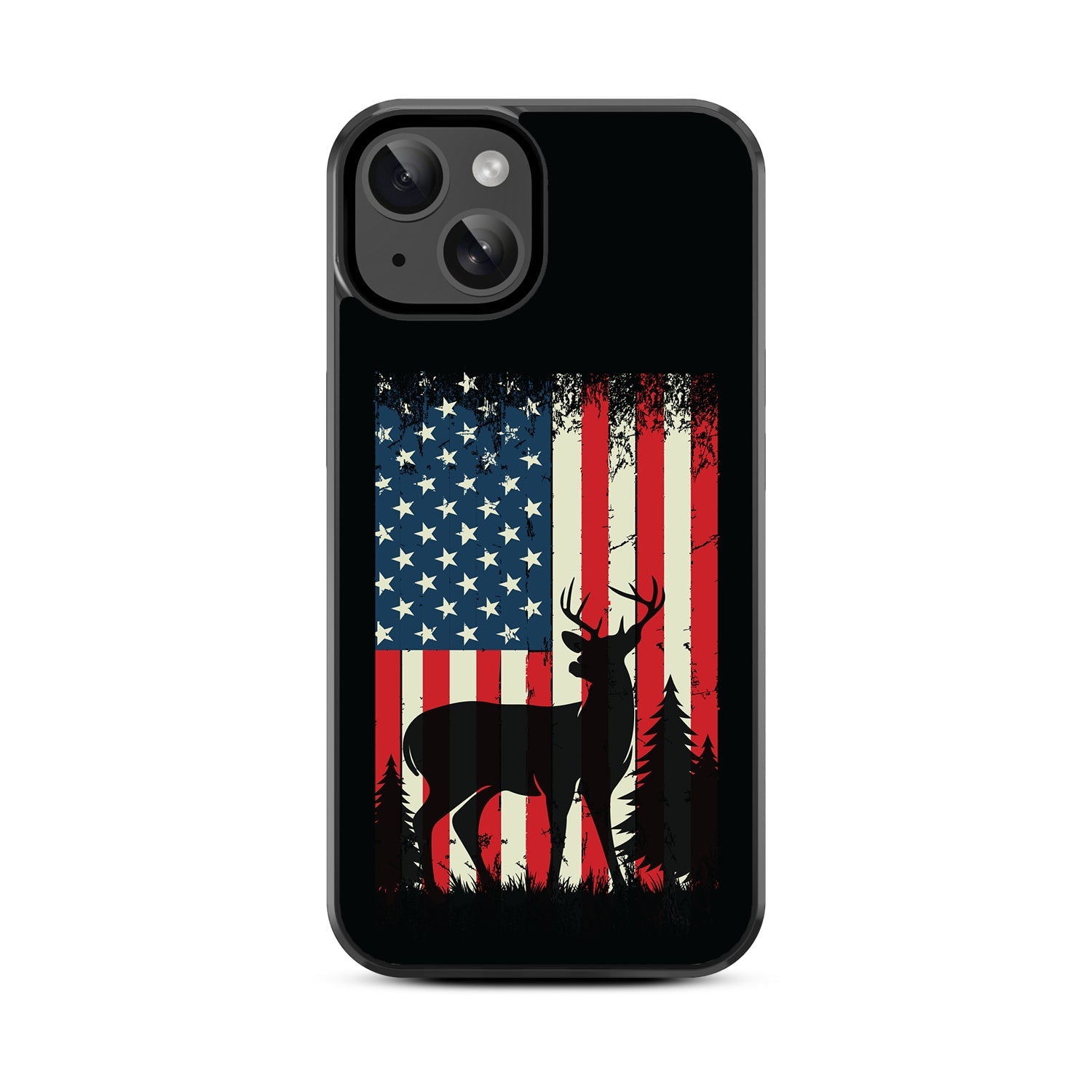 MyBat Design Lab Series Case for Apple iPhone 15 (6.1) - Stars, Stripes and Stags