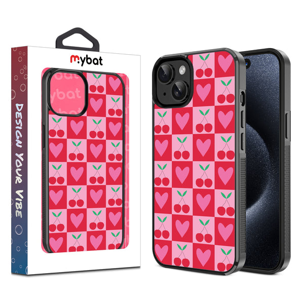 MyBat Design Lab Series Case for Apple iPhone 15 (6.1) - Cherry Hearts - MIP15CSLESM334-1.jpg