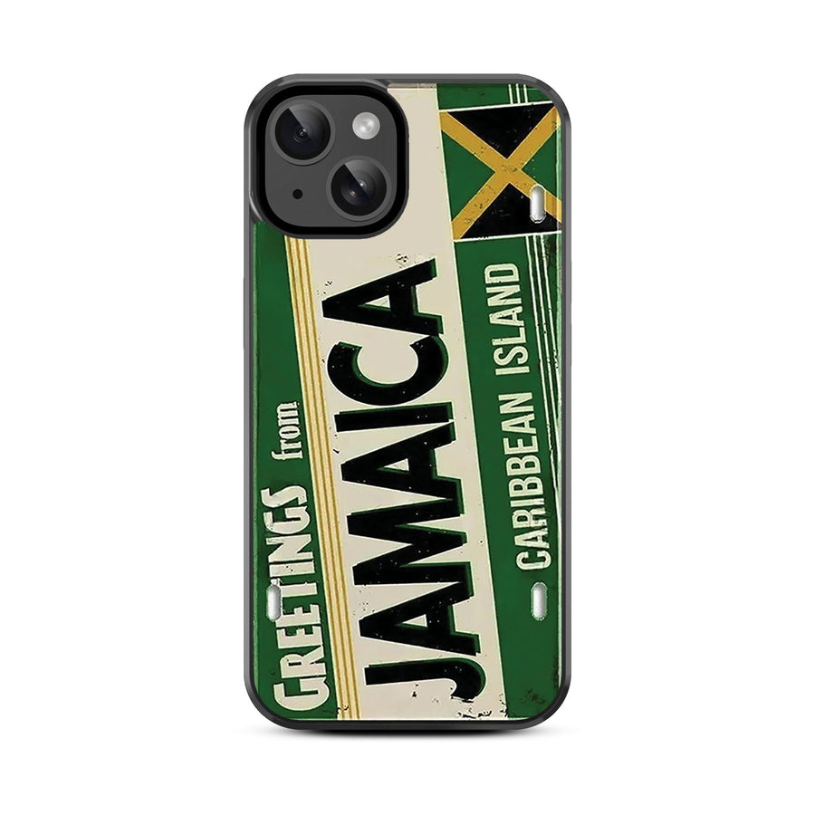 MyBat Design Lab Series Case for Apple iPhone 15 (6.1) - Jamaica License Plate