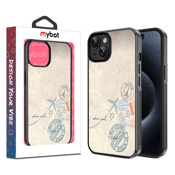 MyBat Design Lab Series Case for Apple iPhone 15 (6.1) - Passport Stamps - MIP15CSLESM371-1.jpg