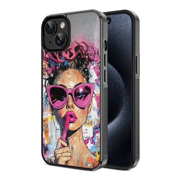MyBat Design Lab Series Case for Apple iPhone 15 (6.1) - Graffiti Girl - MIP15CSLESM383-2.jpg