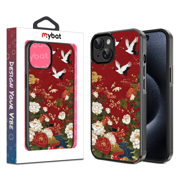 MyBat Design Lab Series Case for Apple iPhone 15 (6.1) - Crane and Koi Fish - MIP15CSLESM391-1.jpg
