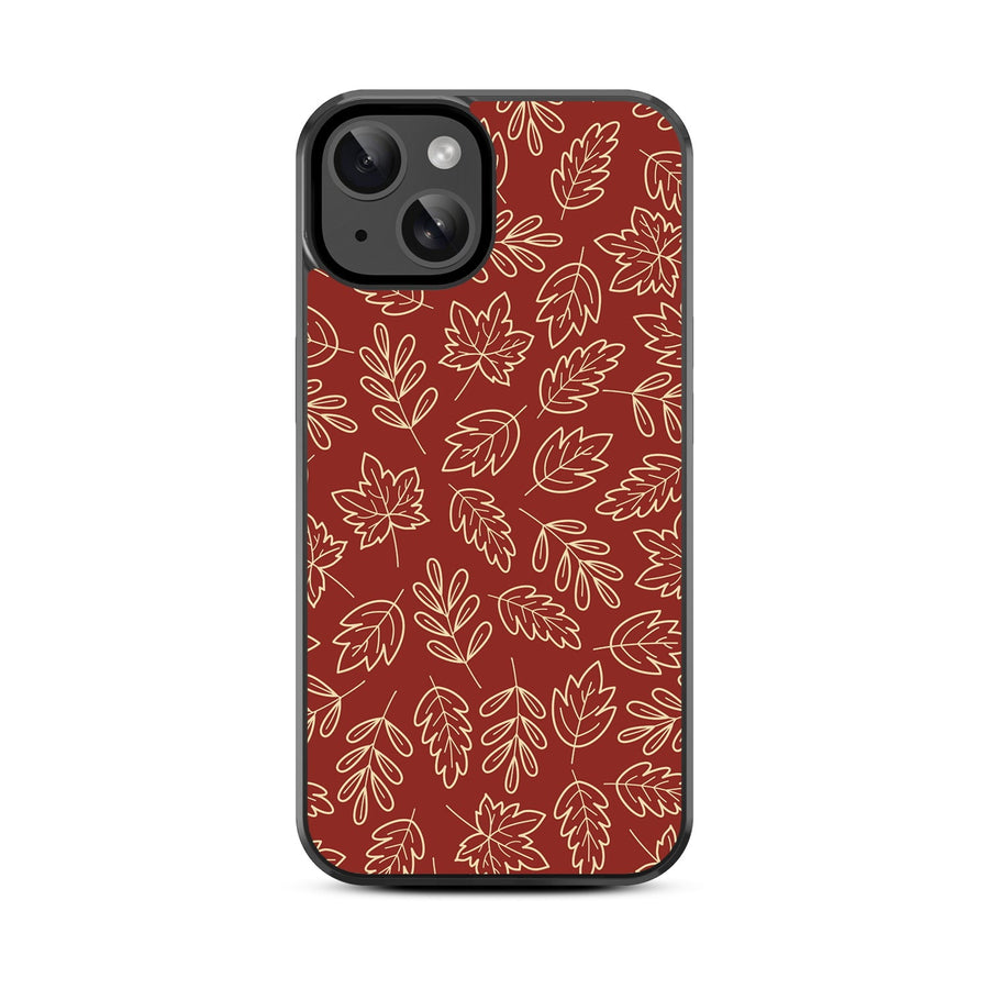 MyBat Design Lab Series Case for Apple iPhone 15 (6.1) - Leaf Lines
