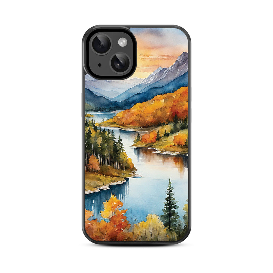 MyBat Design Lab Series Case for Apple iPhone 15 (6.1) - Impressionist Foliage - MIP15CSLESM452-3.jpg