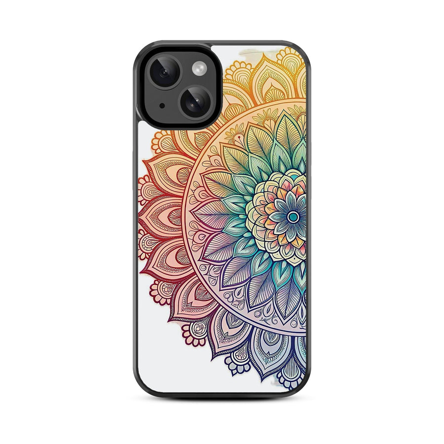 MyBat Design Lab Series Case for Apple iPhone 15 (6.1) - Rainbow Mandala
