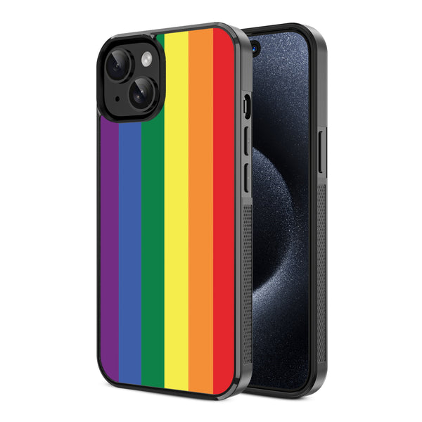 MyBat Design Lab Series Case for Apple iPhone 15 (6.1) - Rainbow Stripes - MIP15CSLESM459-2.jpg