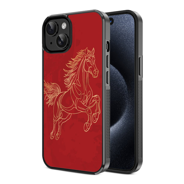 MyBat Design Lab Series Case for Apple iPhone 15 - Fire Horse - MIP15CSLESM460-2.jpg