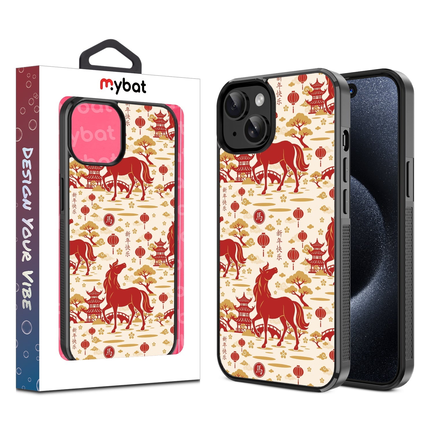 MyBat Design Lab Series Case for Apple iPhone 15 - Year of the Horse