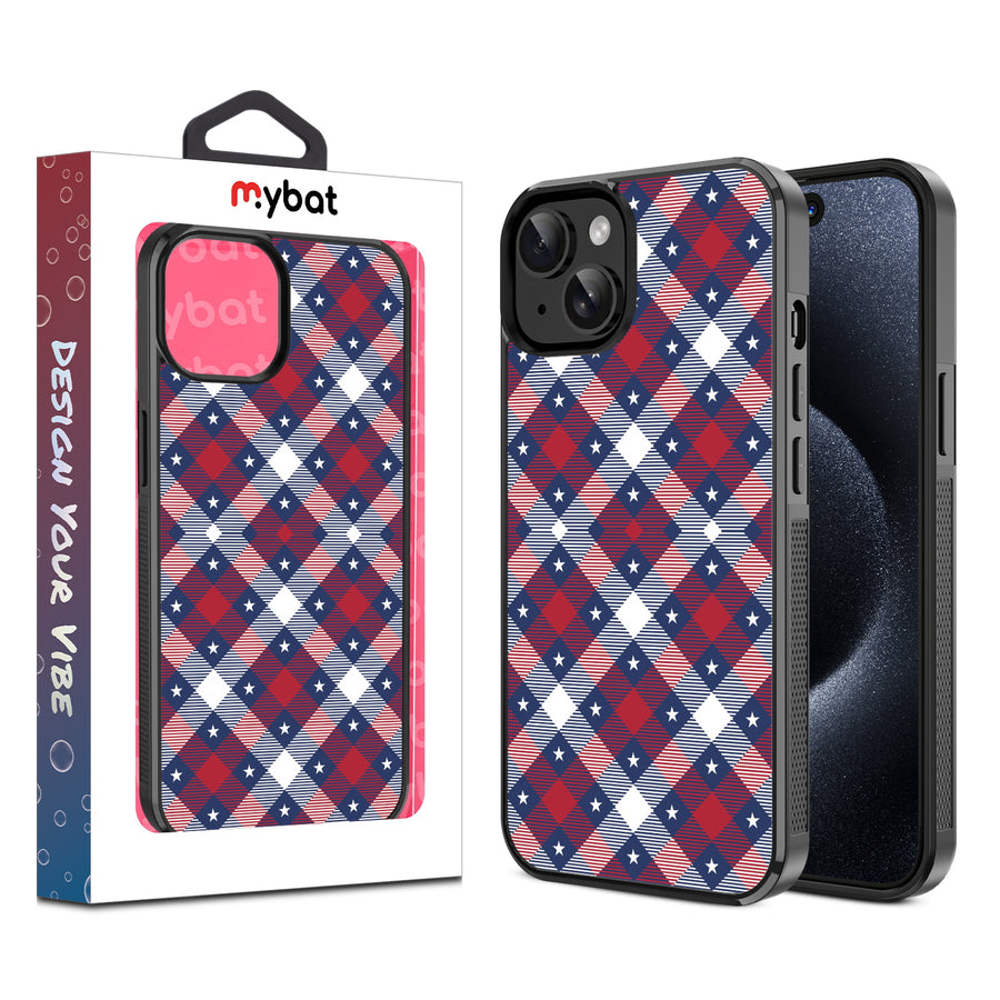MyBat Design Lab Series Case for Apple iPhone 15 – Americana Plaid - MIP15CSLESM523.JPG