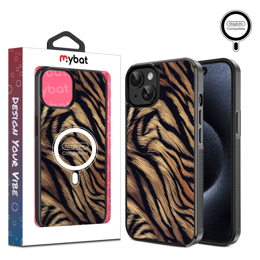 MyBat Design Lab Series MagSafe Case for Apple iPhone 15 (6.1) - Tiger Fur