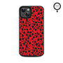 MyBat Design Lab Series MagSafe Case for Apple iPhone 15 (6.1) - Red Leopard Print - MIP15CSLESMSM008-3.jpg