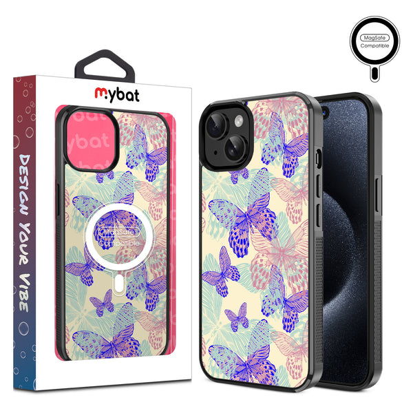 MyBat Design Lab Series MagSafe Case for Apple iPhone 15 (6.1) - Butterflies - MIP15CSLESMSM019-1.jpg